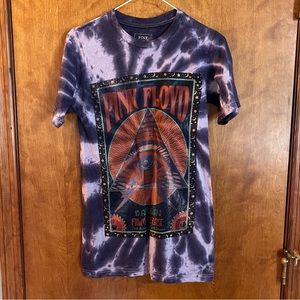 Pink Floyd Purple and Pink Tie Dye Tee